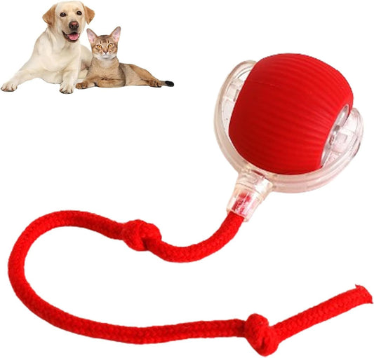 Interactive Pet Chew Tug Toy – Durable Rope Ball for Dogs & Cats