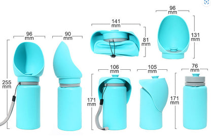 Foldable Silicone Pet Water Bottle