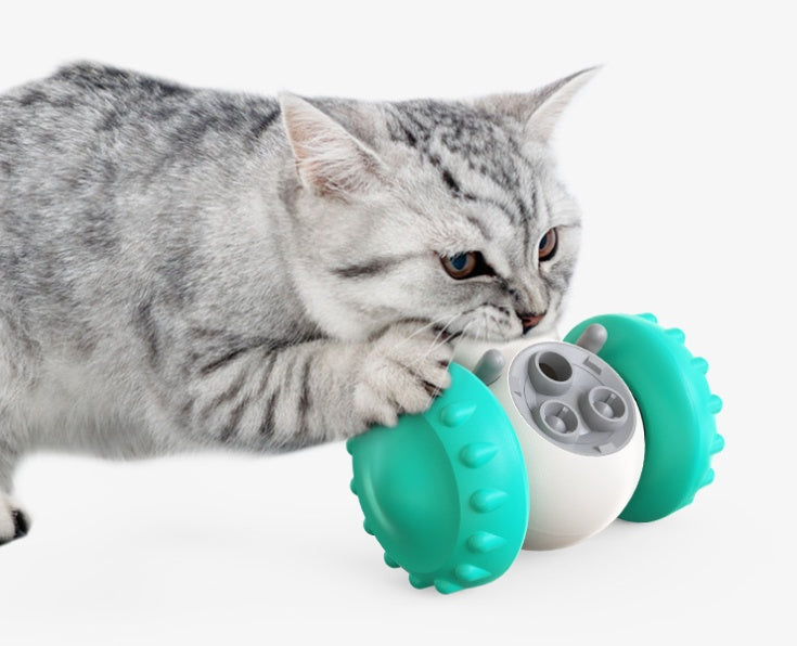 Interactive Dog & Cat Food Dispenser – Play & Eat in One! Buy one,