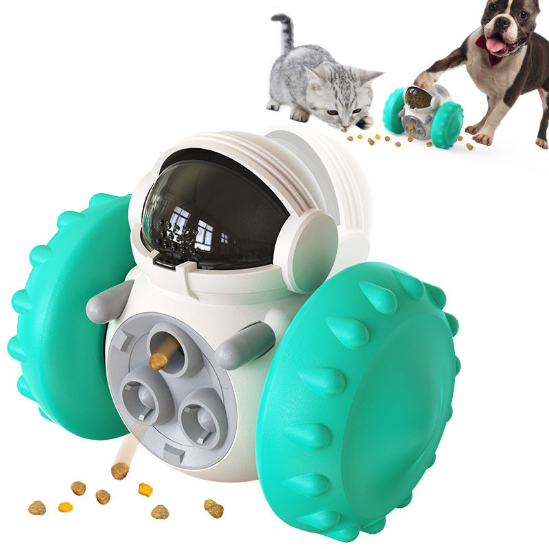 Interactive Dog & Cat Food Dispenser – Play & Eat in One! Buy one,