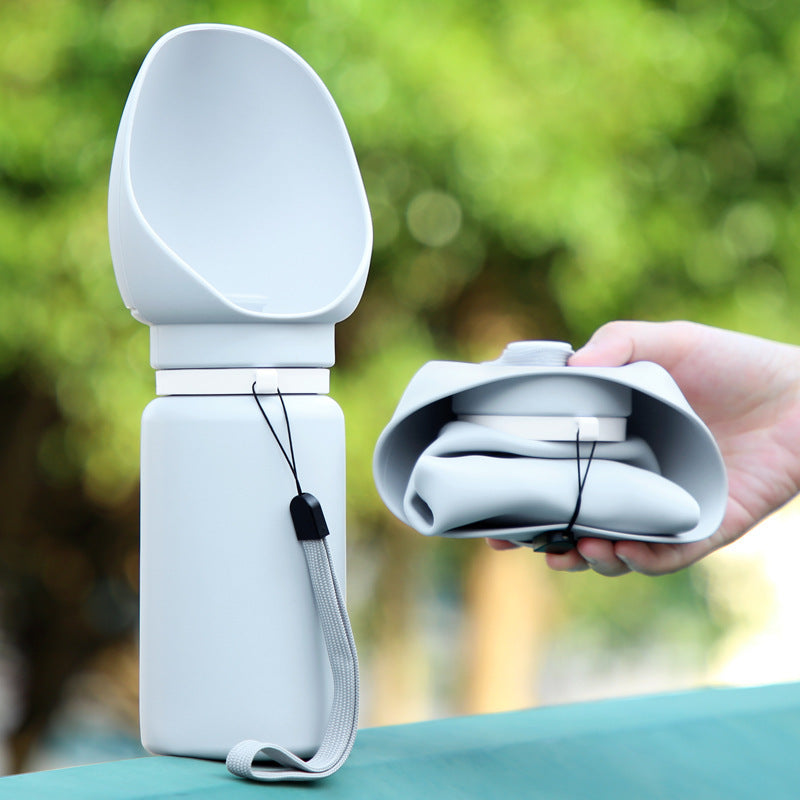 Foldable Silicone Pet Water Bottle