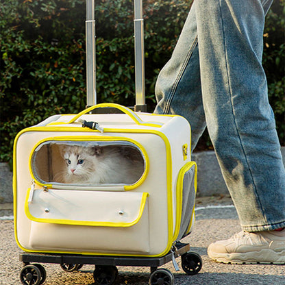 Cat Travel Trolley Backpack – Stylish & Stress-Free Adventures!
