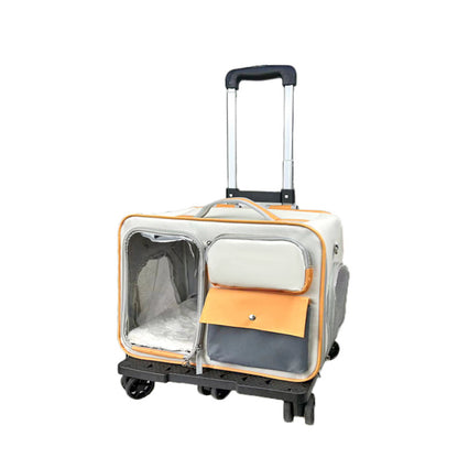 Cat Travel Trolley Backpack – Stylish & Stress-Free Adventures!