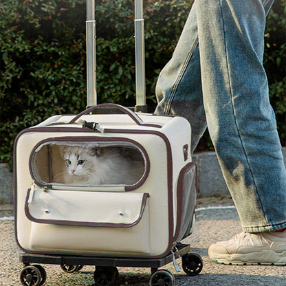 Cat Travel Trolley Backpack – Stylish & Stress-Free Adventures!