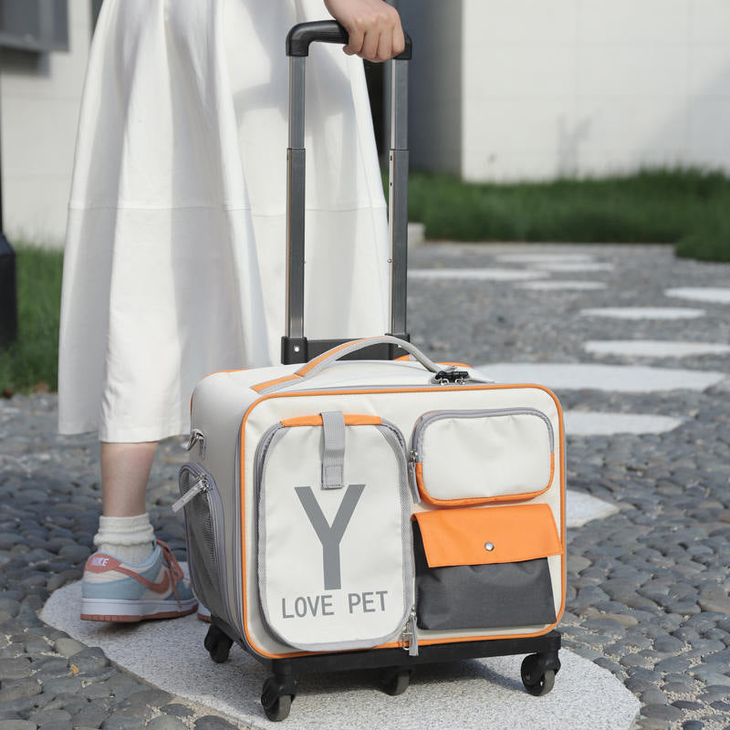 Cat Travel Trolley Backpack – Stylish & Stress-Free Adventures!