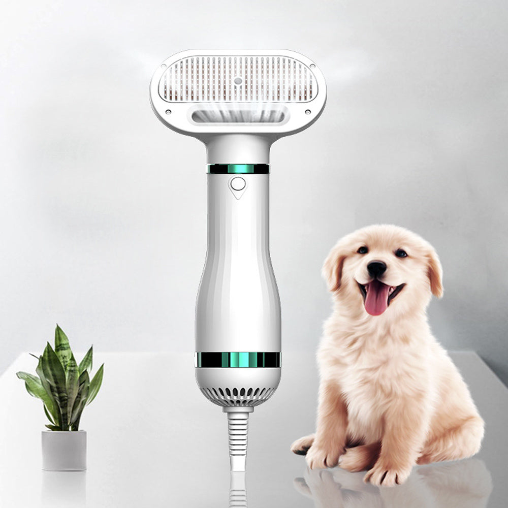 2-in-1 Pet Hair Dryer & Comb – Fast Drying, Easy Grooming!