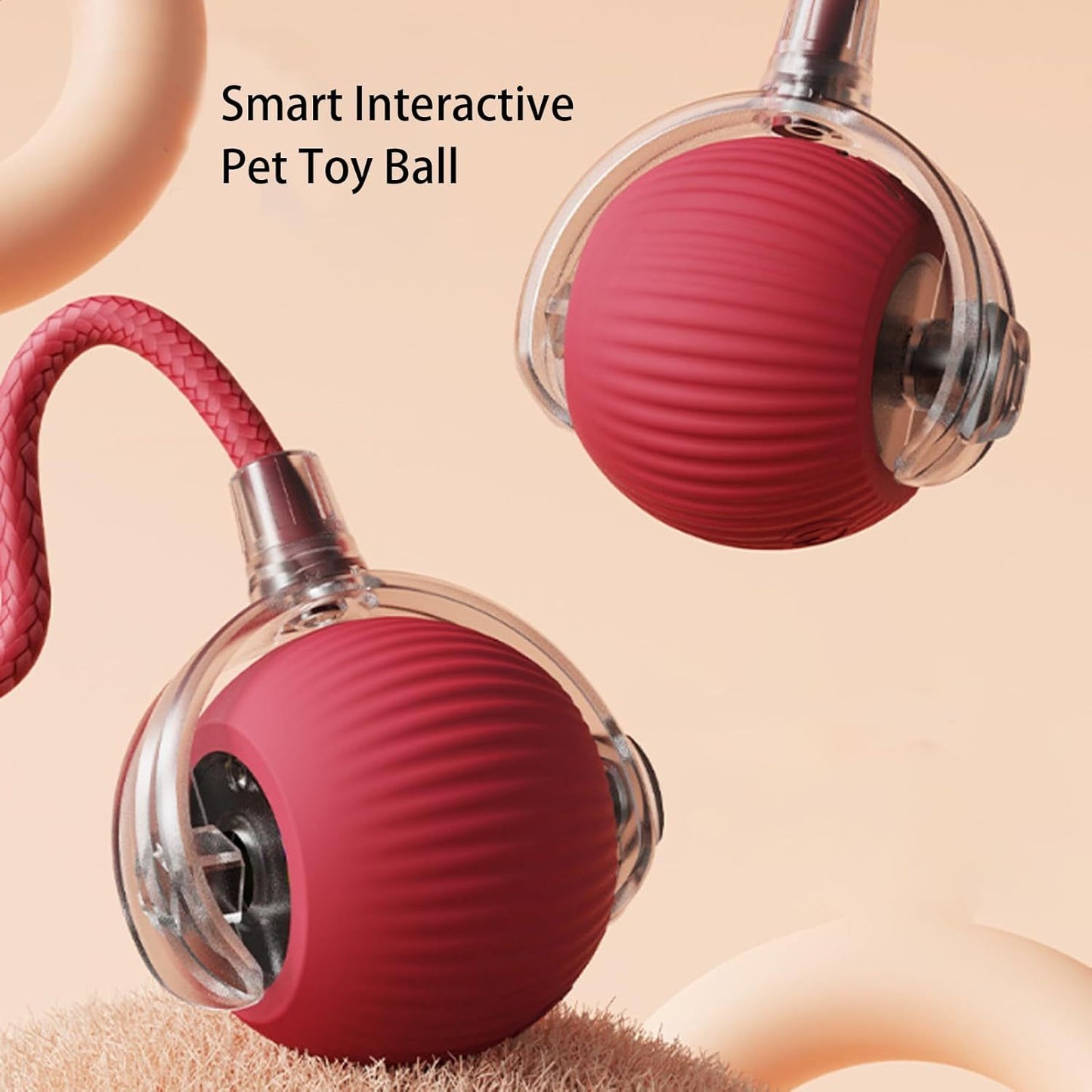 Interactive Pet Chew Tug Toy – Durable Rope Ball for Dogs & Cats